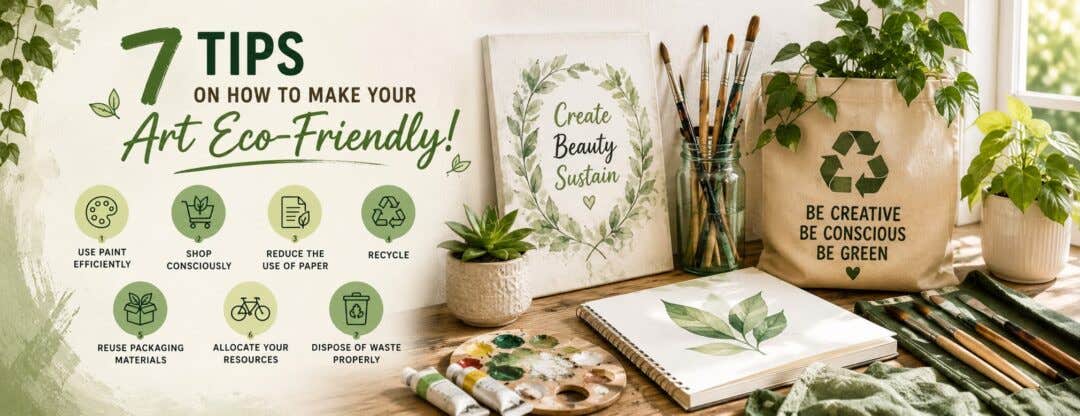 7 Tips On How to Make Your Art Eco-Friendly!