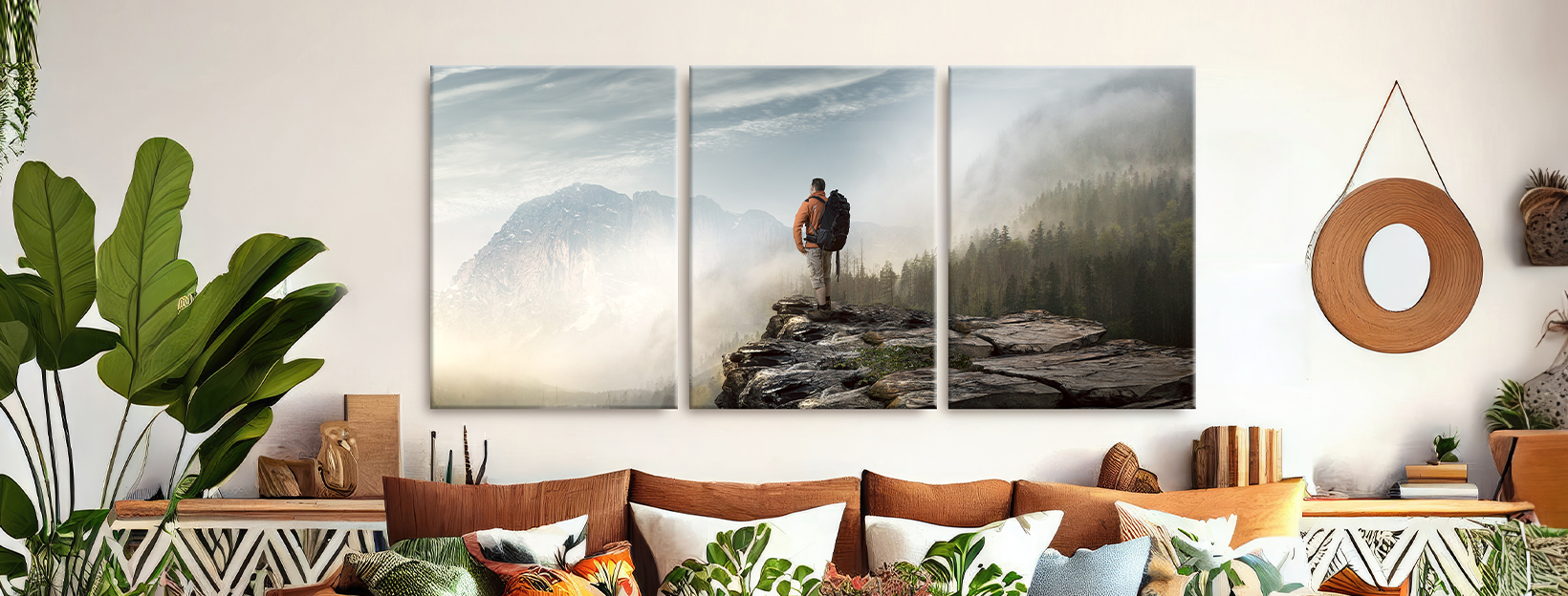 Epic Walls: 20 DIY Tips for Creating Gallery Walls with Custom Canvas Frames!
