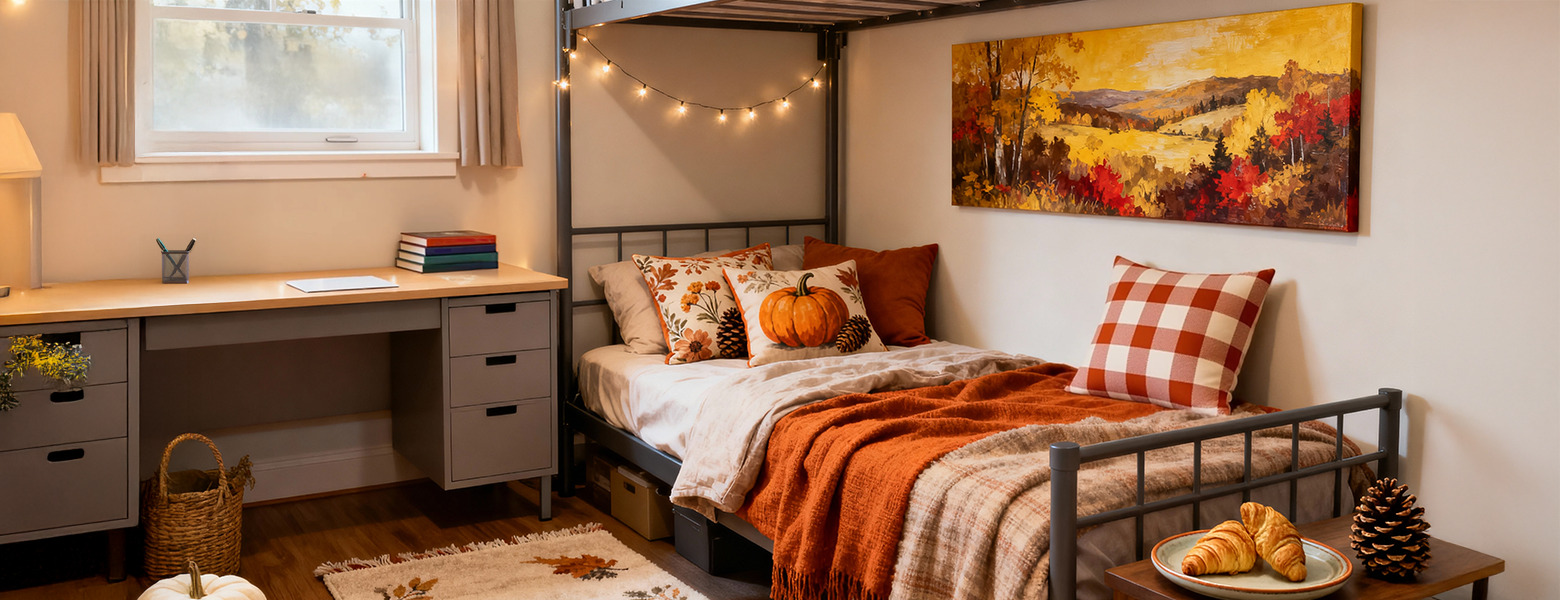 Budget-Friendly Fall Décor Tips for Dorms