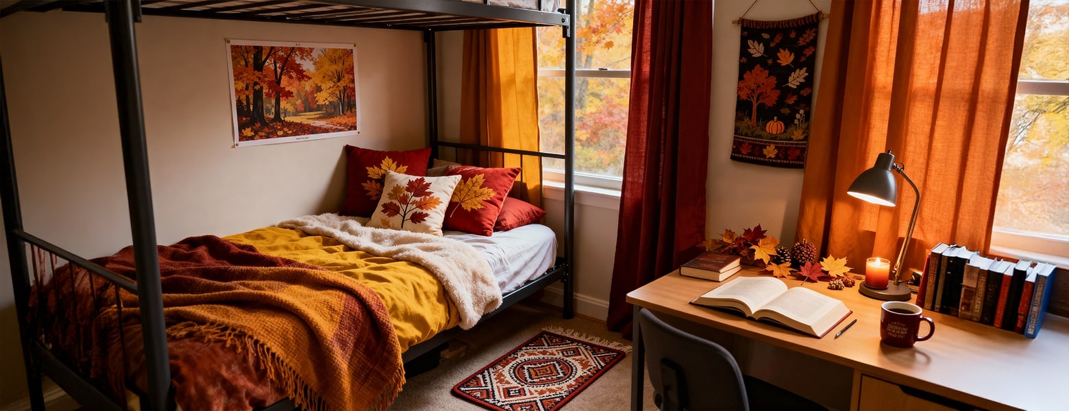 5 Reasons to Give Your Dorm a Fall Makeover