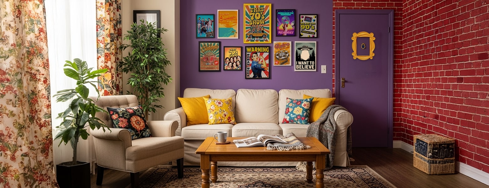 How to Bring 90s Sitcom Charm into Your Living Room